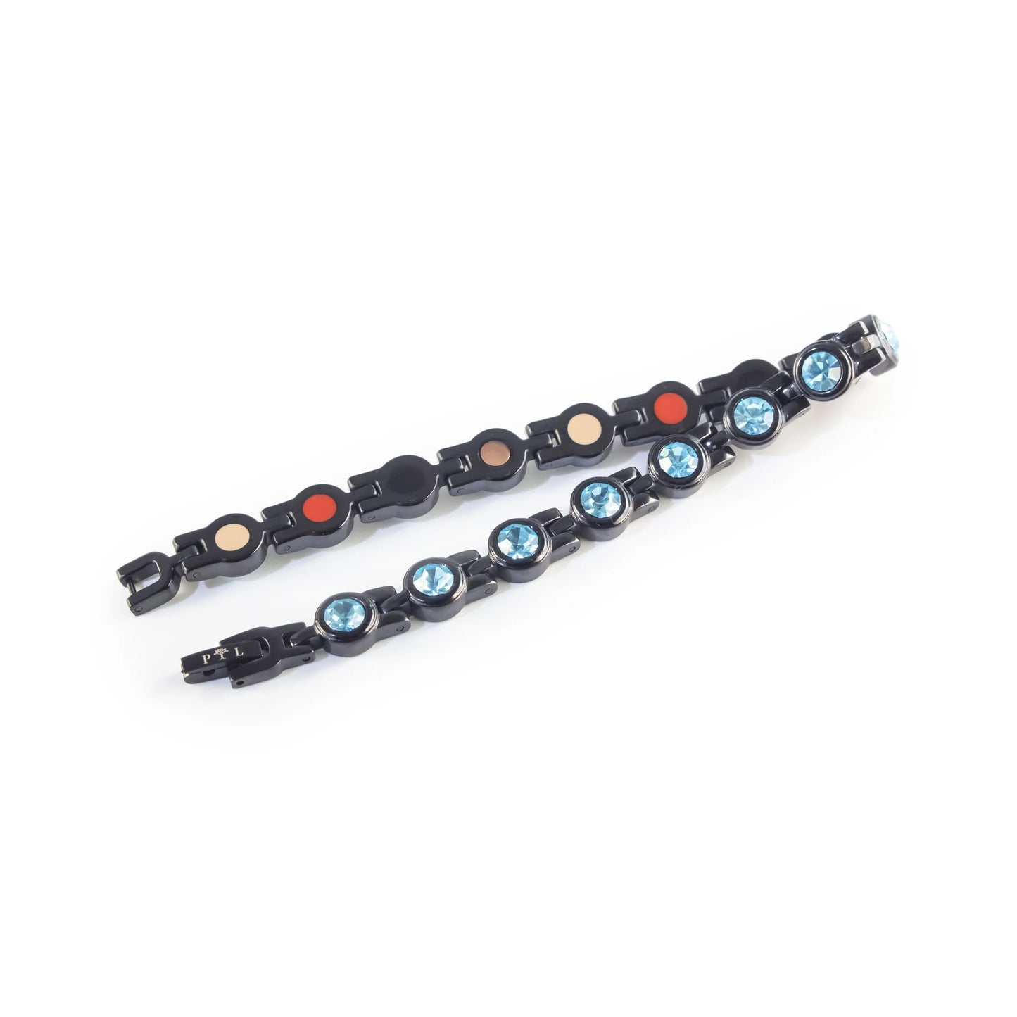 Stod Black & Aqua Crystals