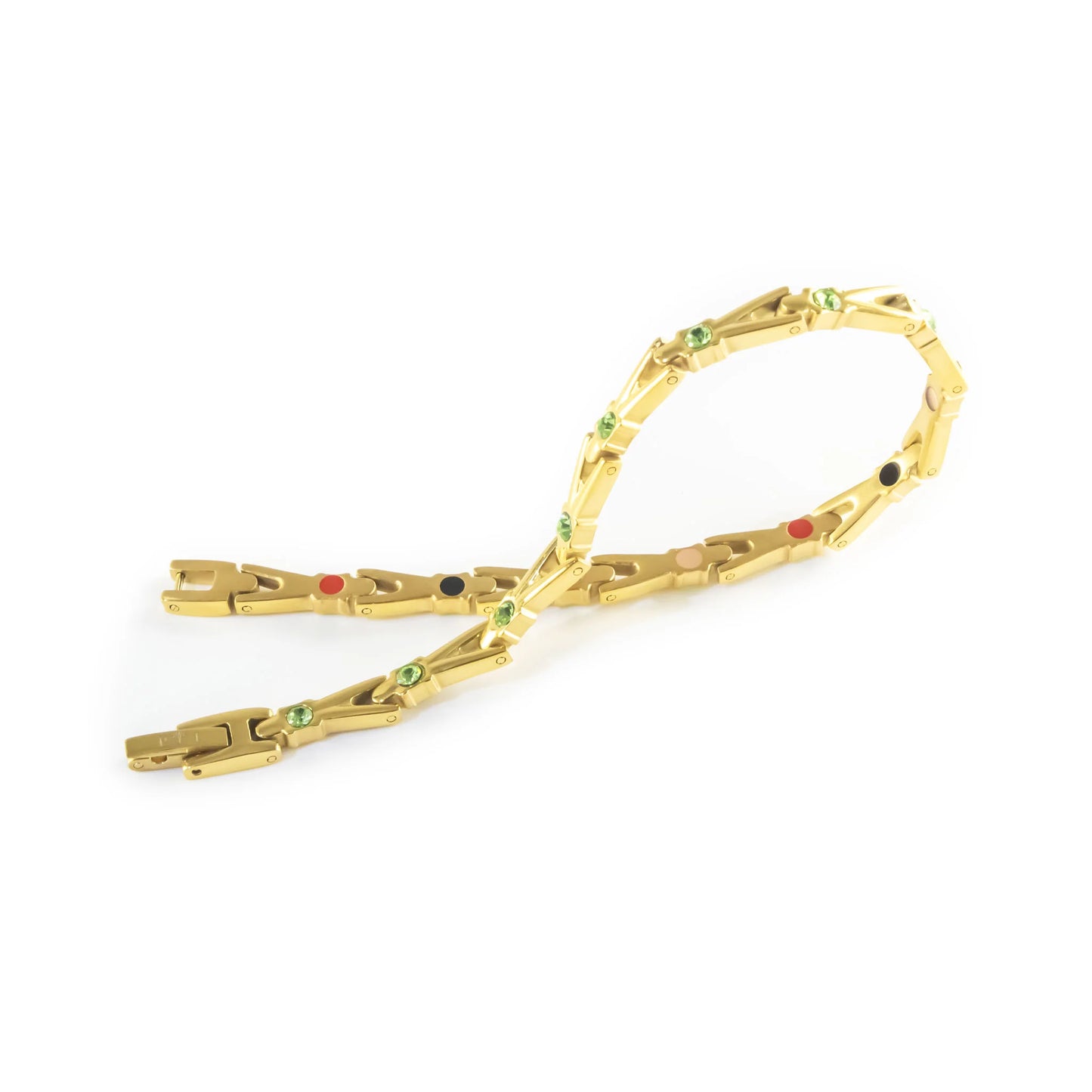 Shoot Star Gold & Green Crystals