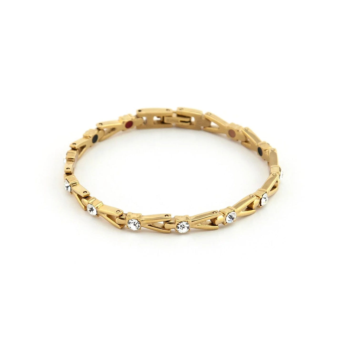 Shoot Star Gold & Clear Crystal