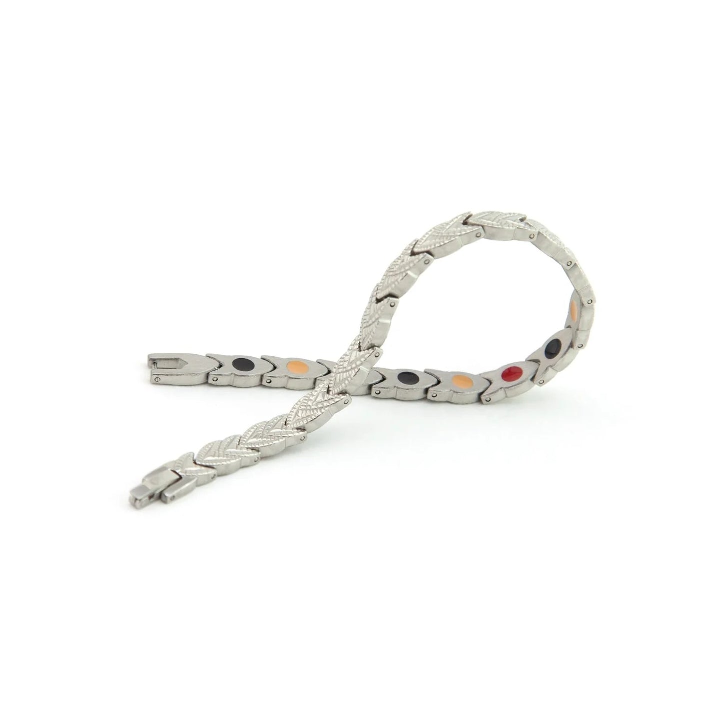 Victory Silver- Negative Ion Bracelet - Stainless Steel