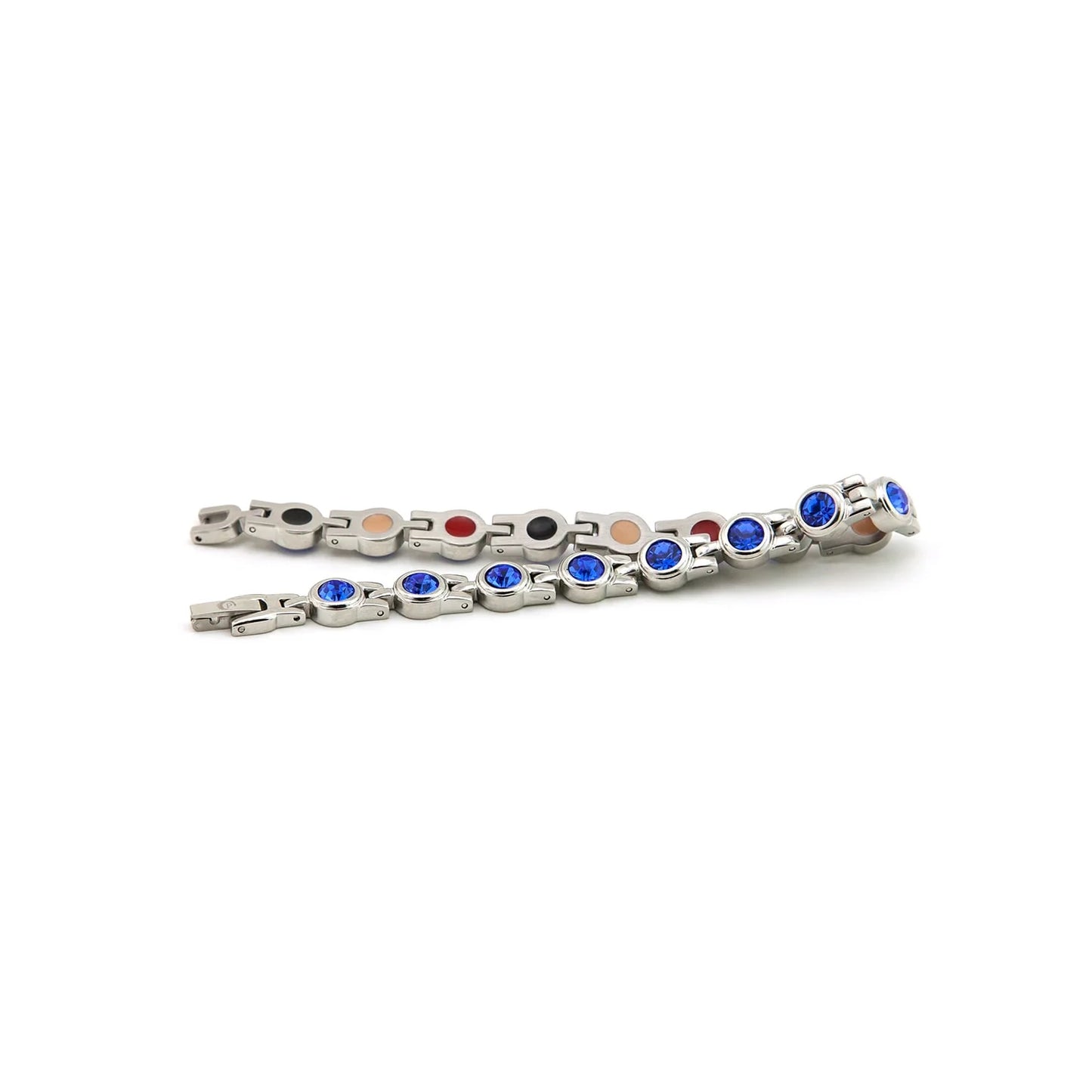 Stod Silver & Blue Crystals