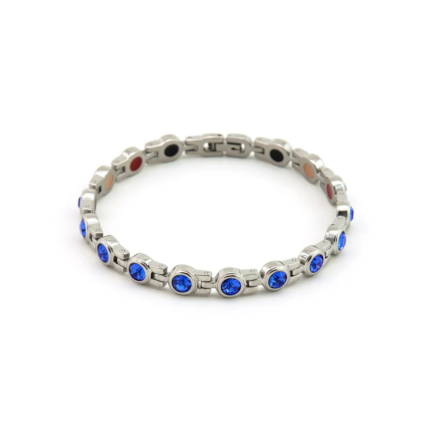 Stod Silver & Blue Crystals