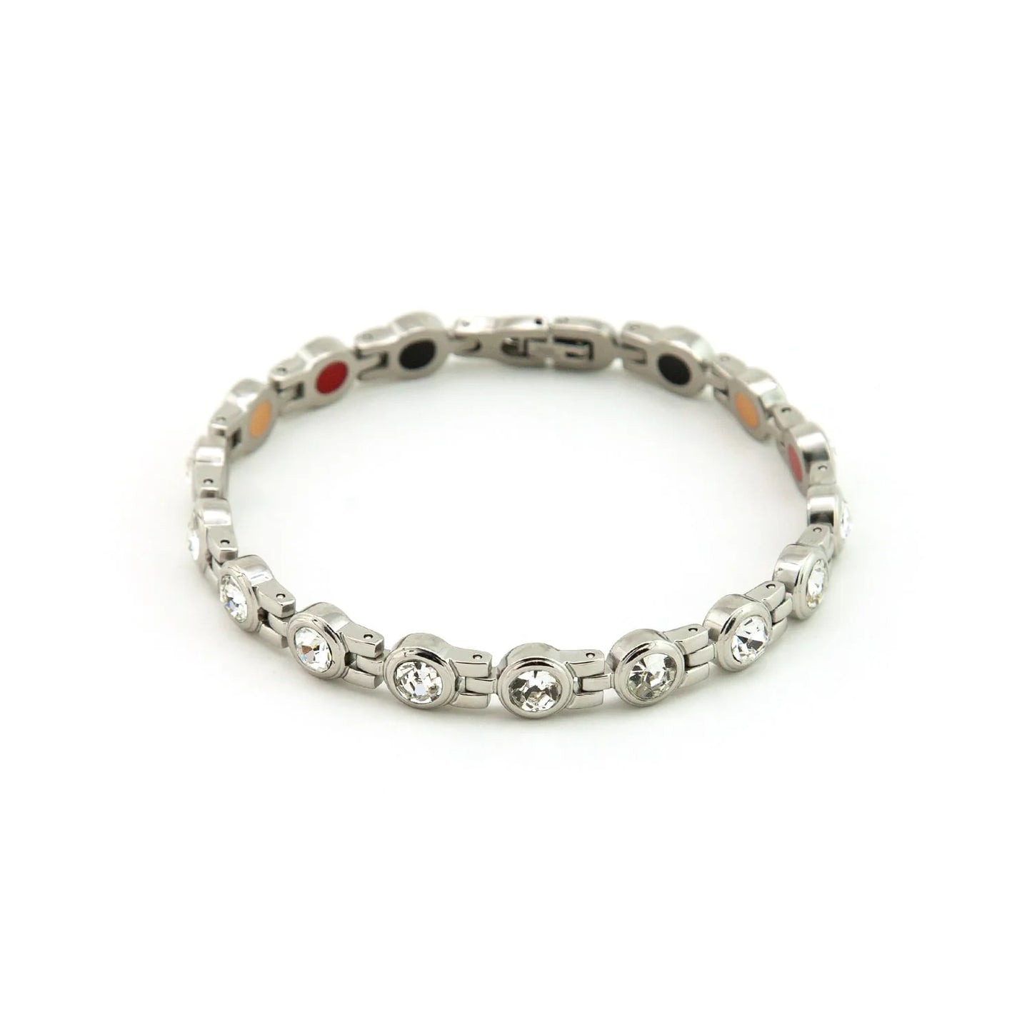 Stod Silver & Clear Crystals