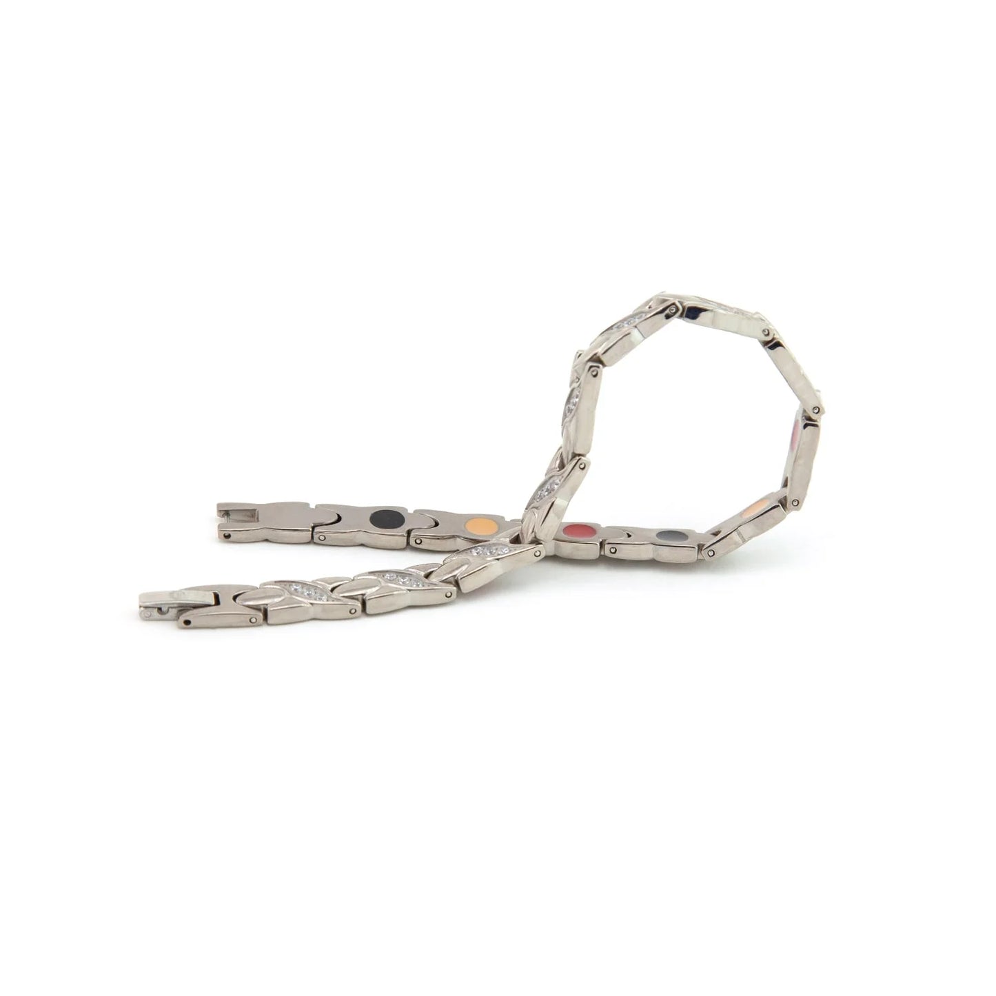 Wave Silver Swarovski-Titanium