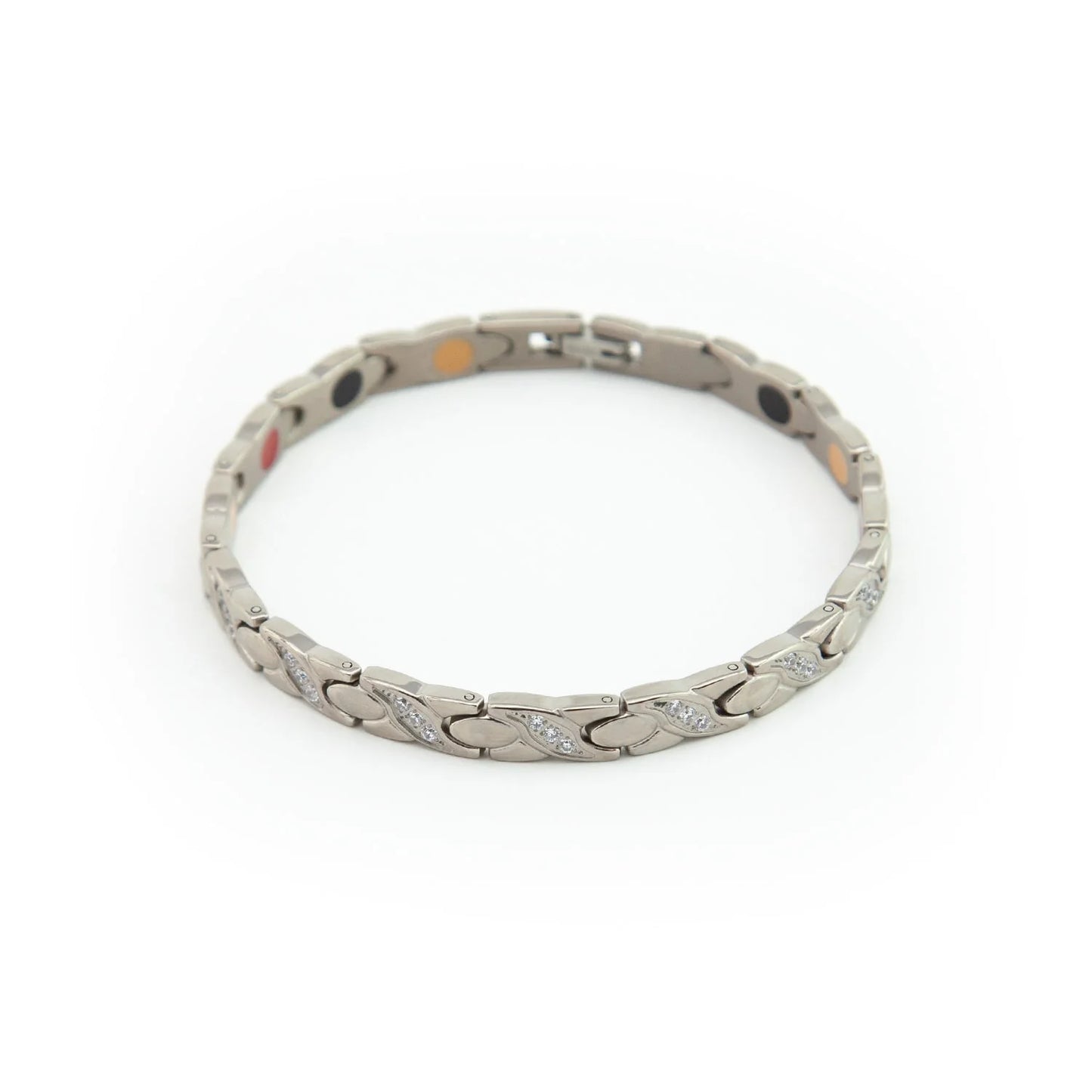 Wave Silver Swarovski-Titanium