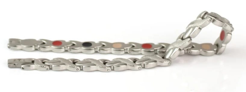 Snake Silver - Negative Ion Bracelet, Stainless Steel
