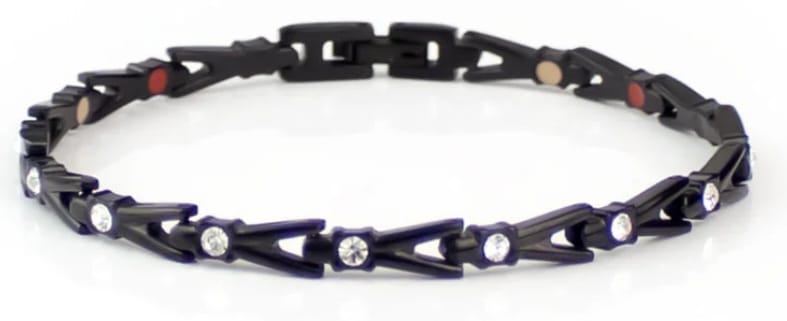 Shoot Star Black & Clear Crystal