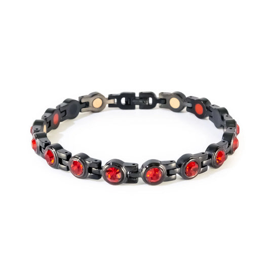 Stod Black & Red Crystals