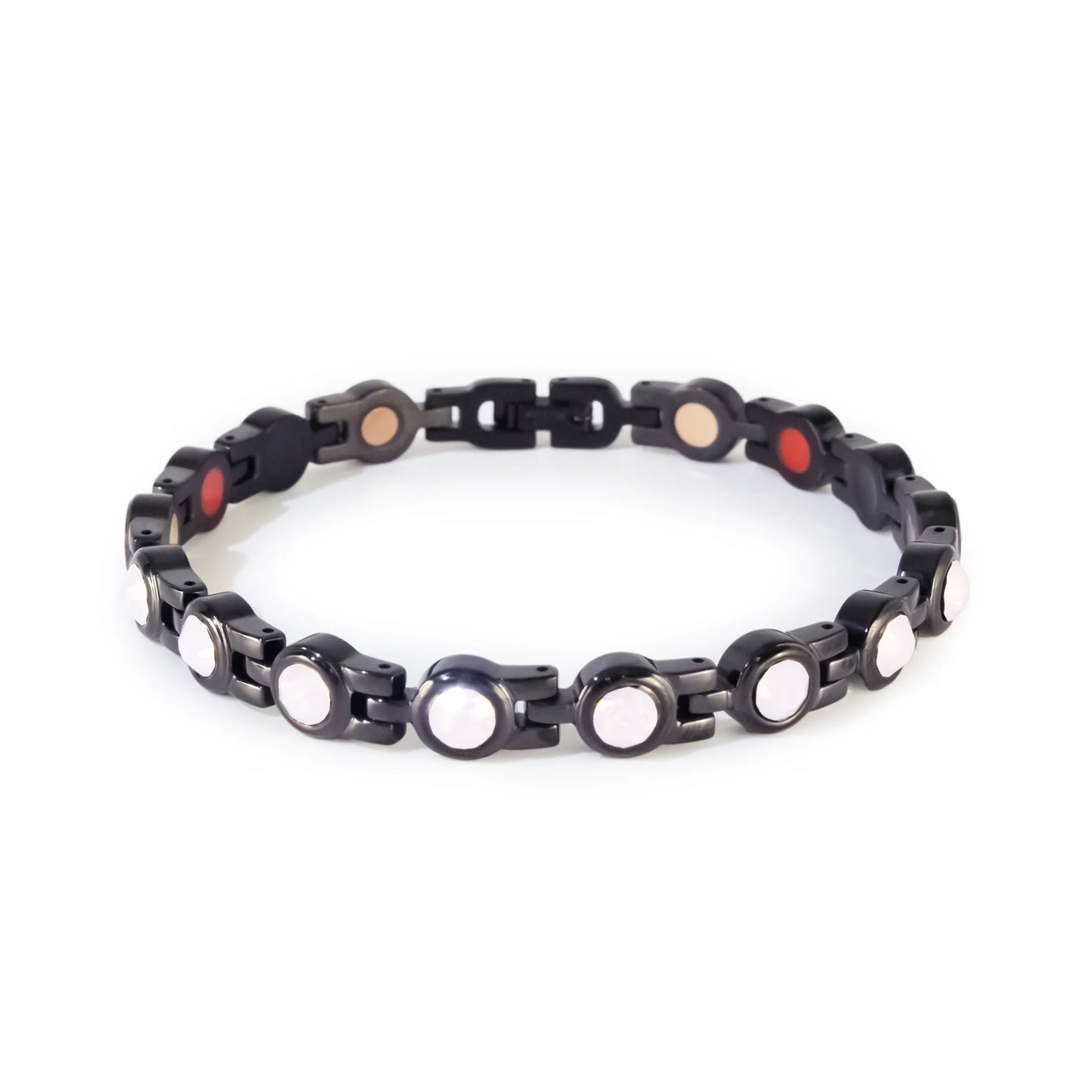 Stod Black & Pink Crystals