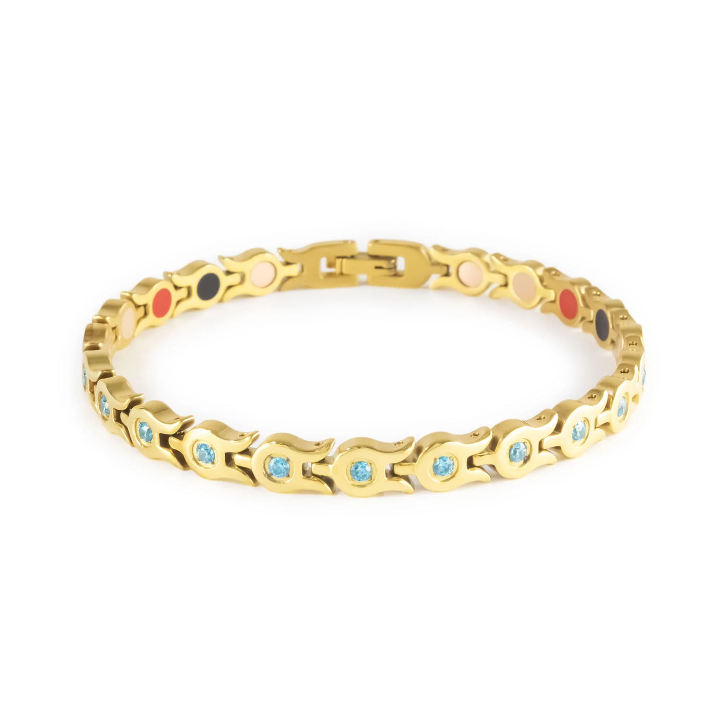 Star Gold & Aqua Crystals