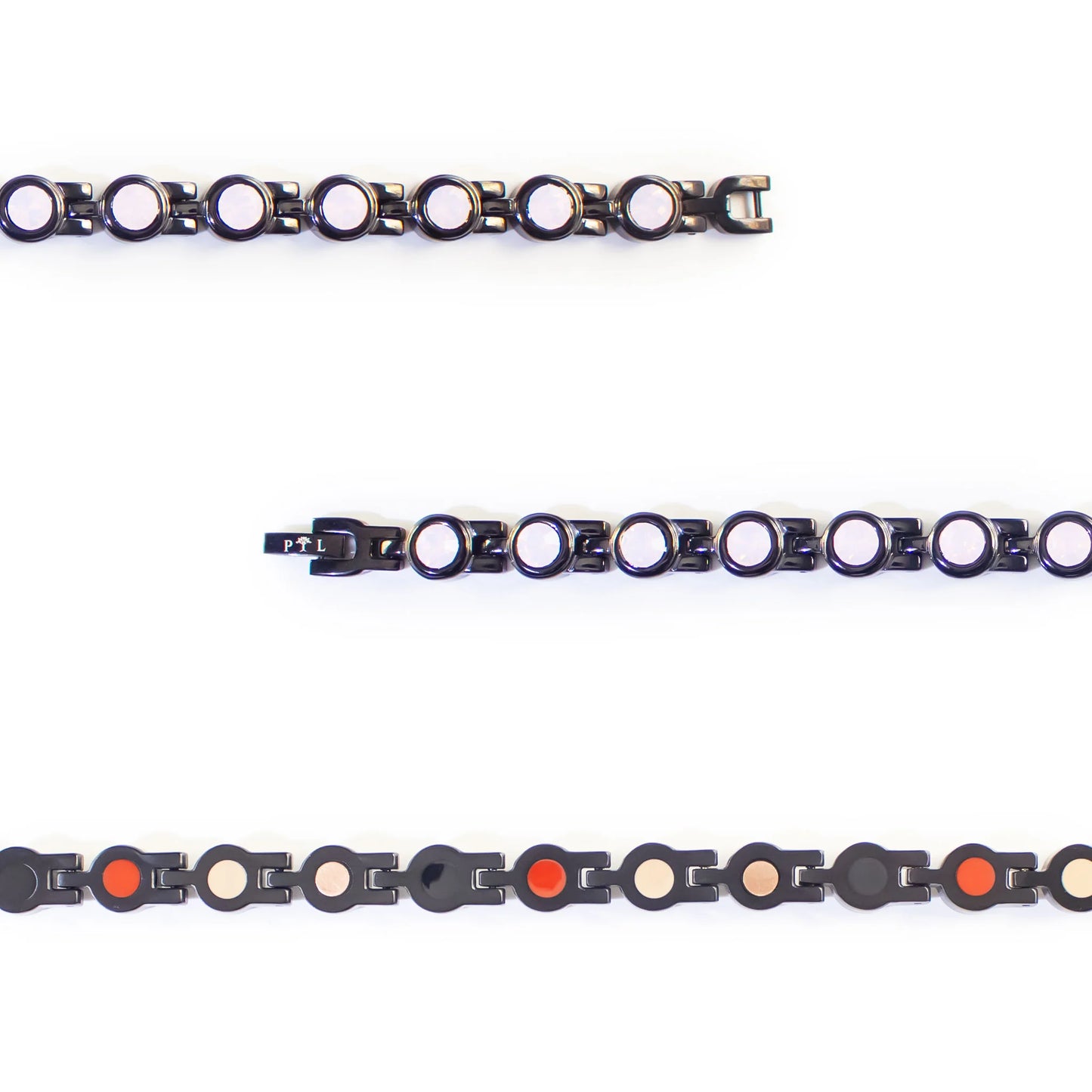 Stod Black & Pink Crystals