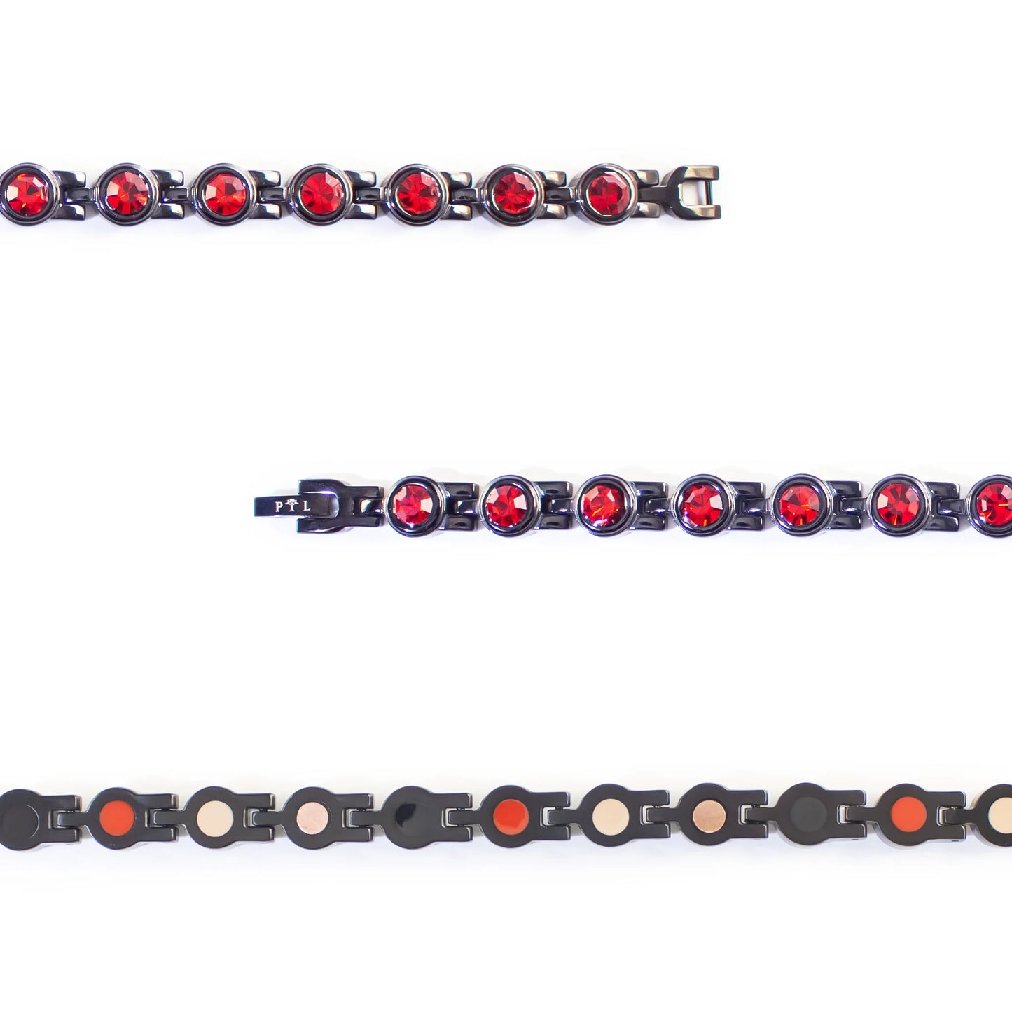 Stod Black & Red Crystals