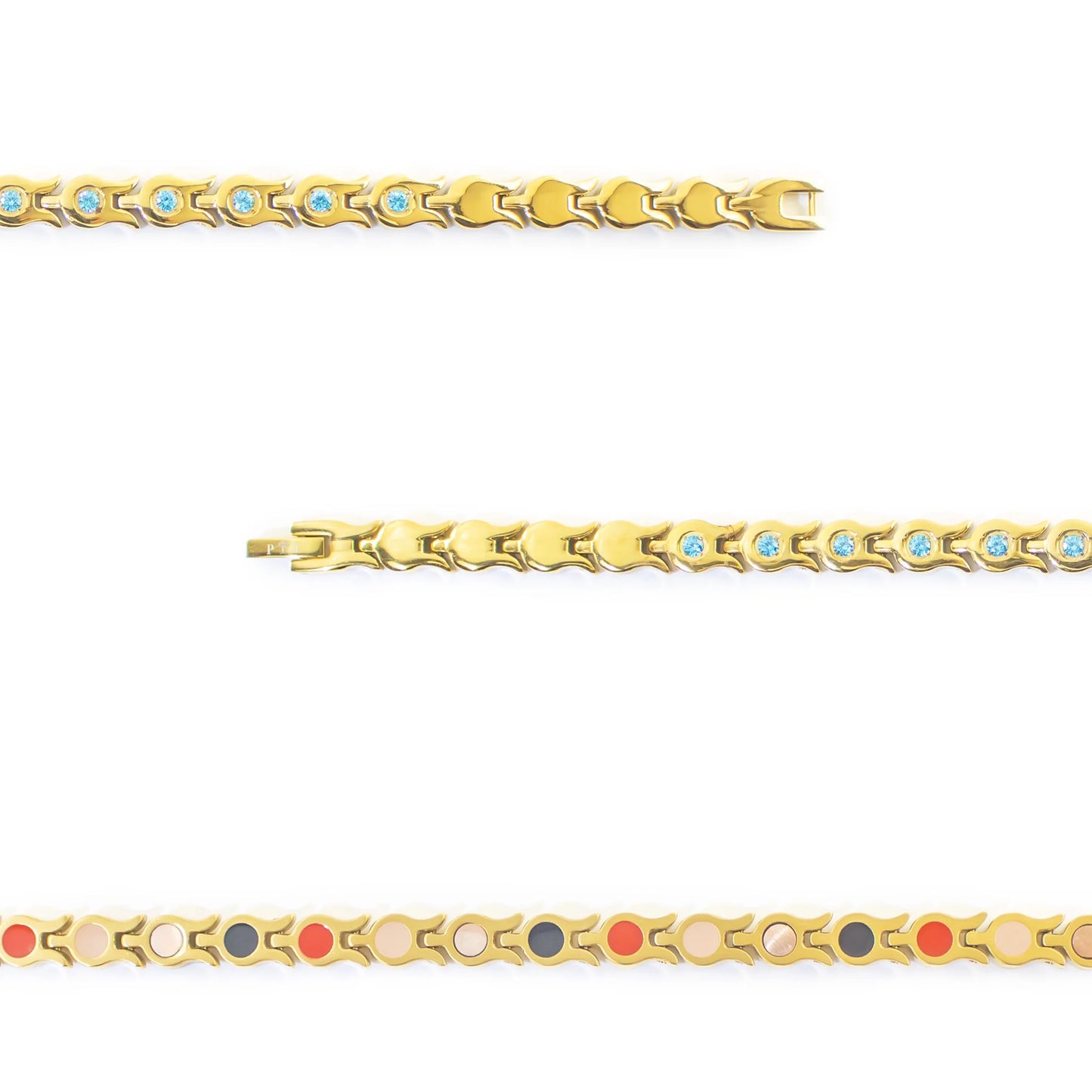 Star Gold & Aqua Crystals