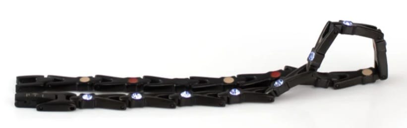 Shoot Star Black & Blue Crystal