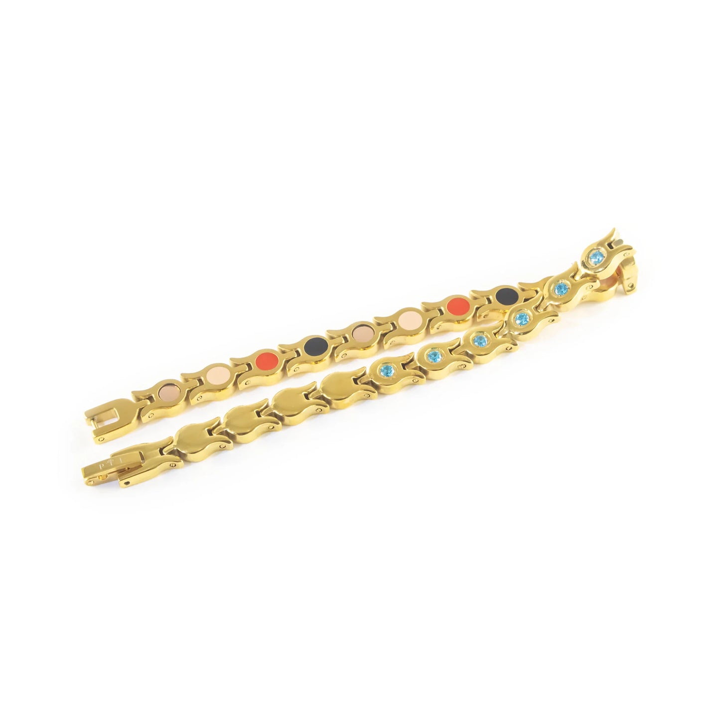 Star Gold & Aqua Crystals