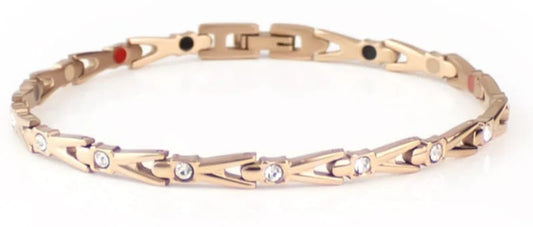 Shoot Star Rose Gold & Clear Crystal