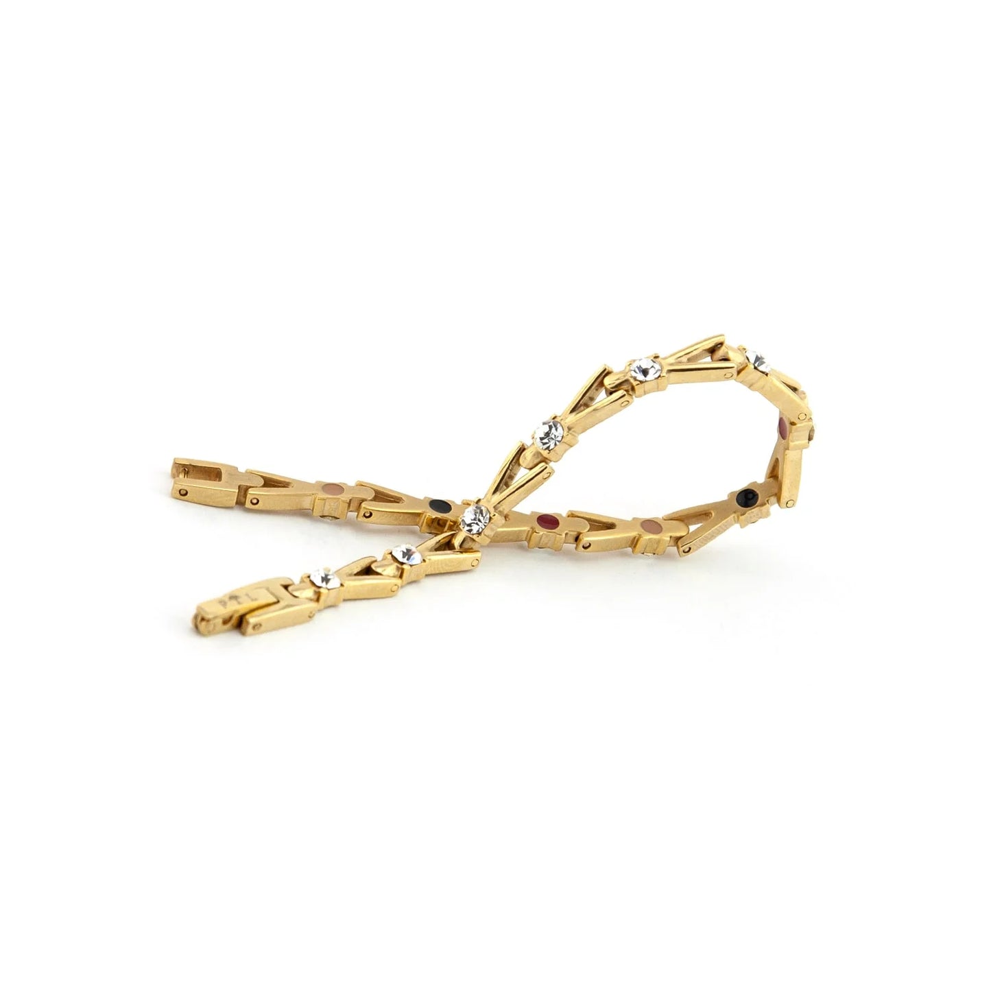 Shoot Star Gold & Clear Crystal