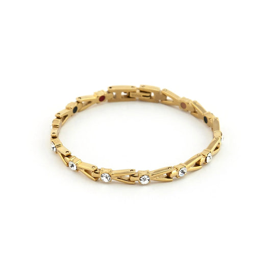 Shoot Star Gold & Clear Crystal