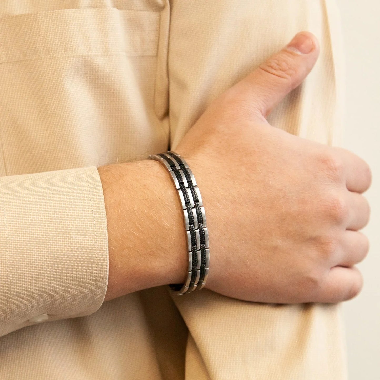 Parallel Silver & Black