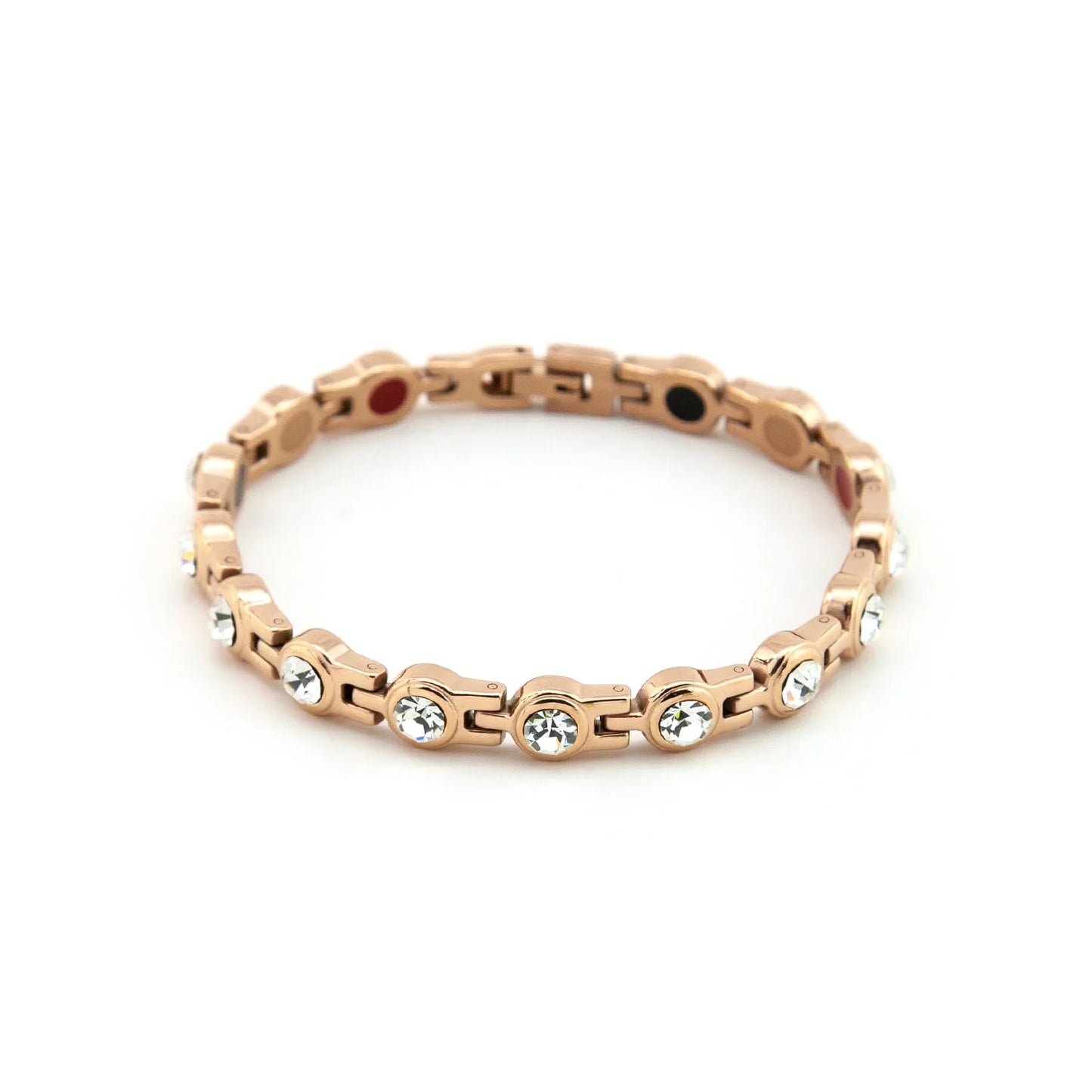 Stod Rose Gold & Clear Crystals