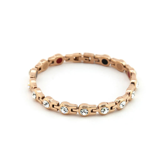 Stod Rose Gold & Clear Crystals