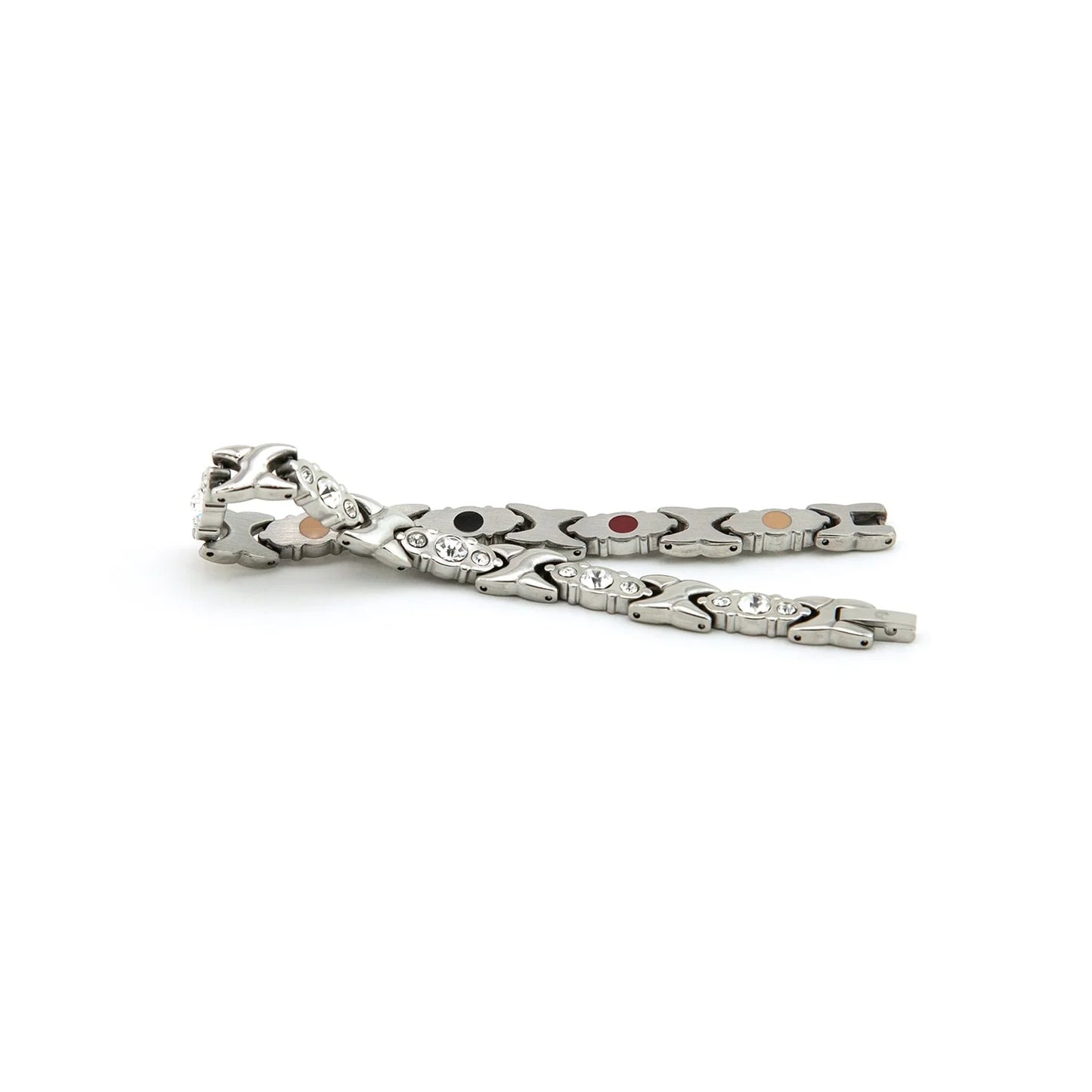 Jewel of Nile-Silver & Clear Crystals