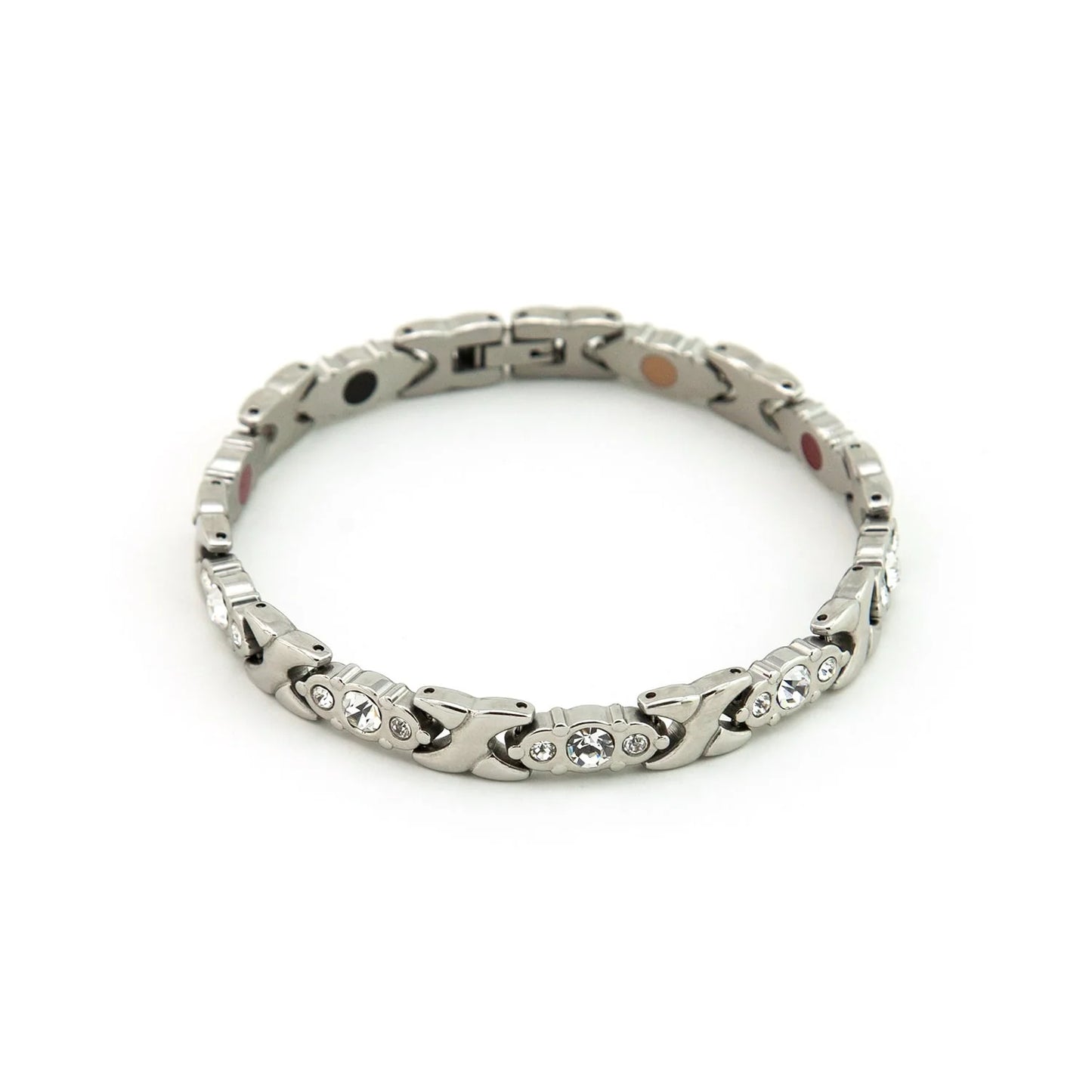 Jewel of Nile-Silver & Clear Crystals