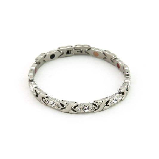 Jewel of Nile-Silver & Clear Crystals