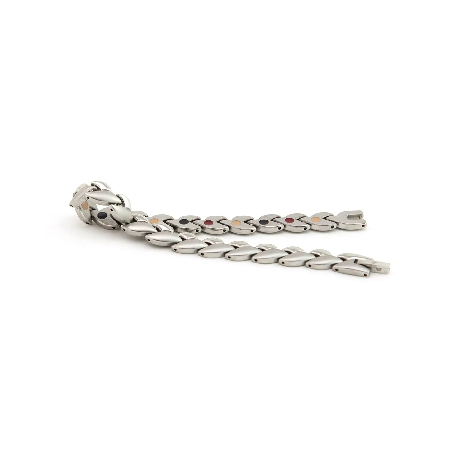 Half & Half Heart Silver