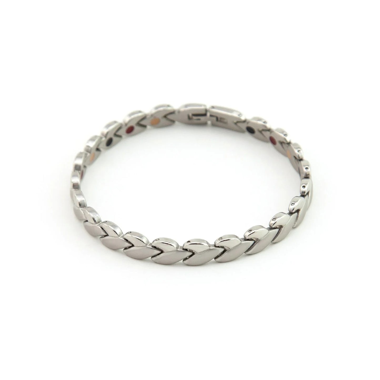 Half & Half Heart Silver