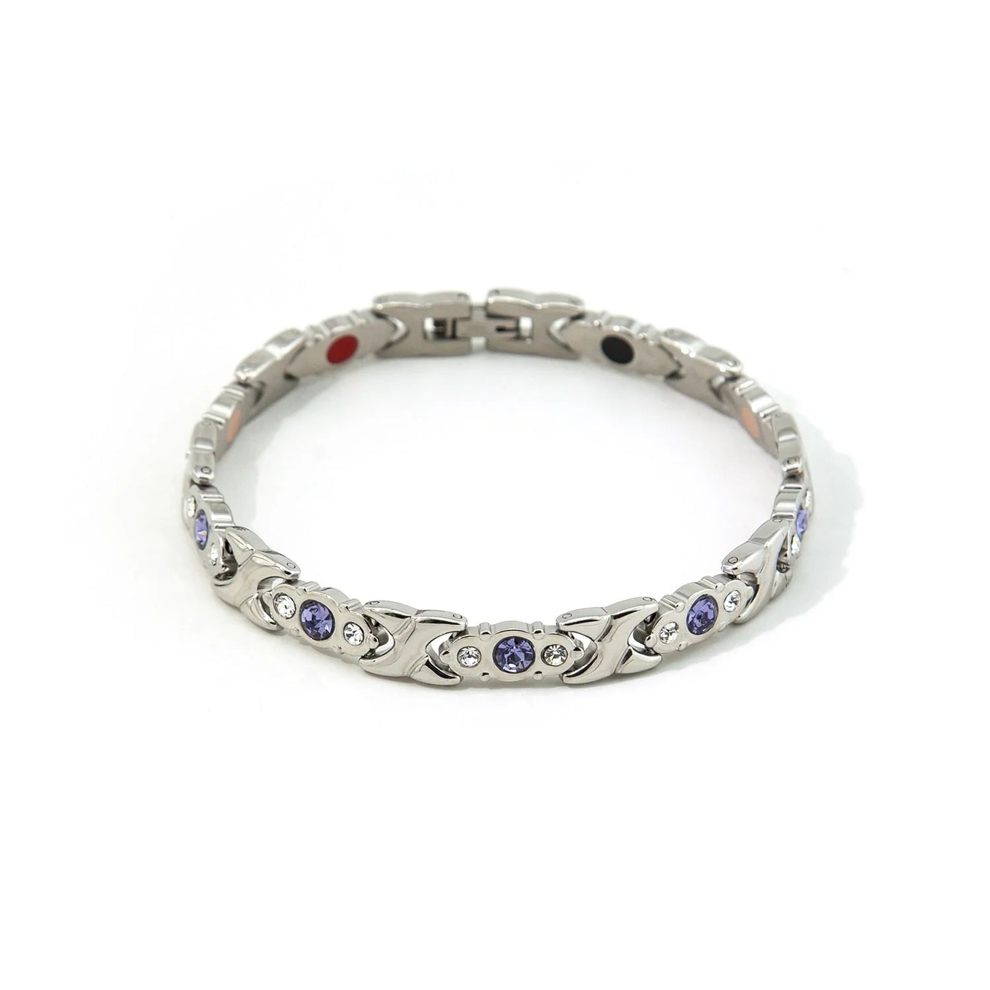 Jewel of Nile Silver & Purple Crystals