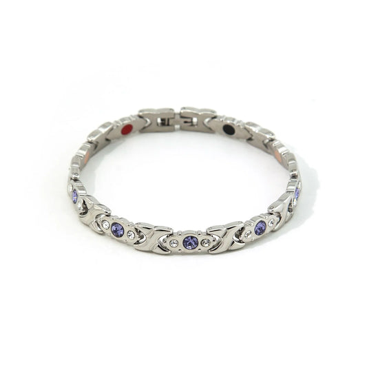 Jewel of Nile Silver & Purple Crystals