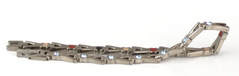 Shoot Star Silver & Blue Crystal