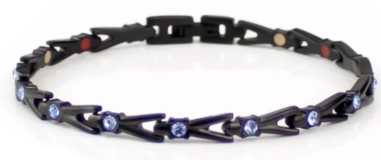 Shoot Star Black & Blue Crystal