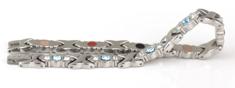 Jewel of the Nile Silver & Aqua Crystals